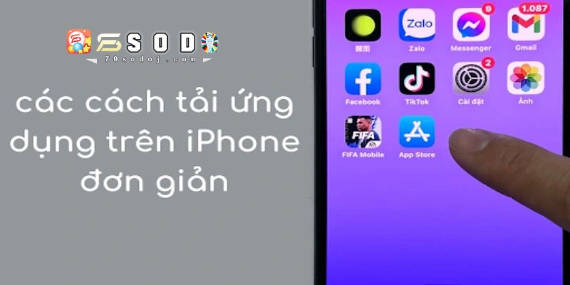 Các bước đơn giản tải app 79Sodo thành công